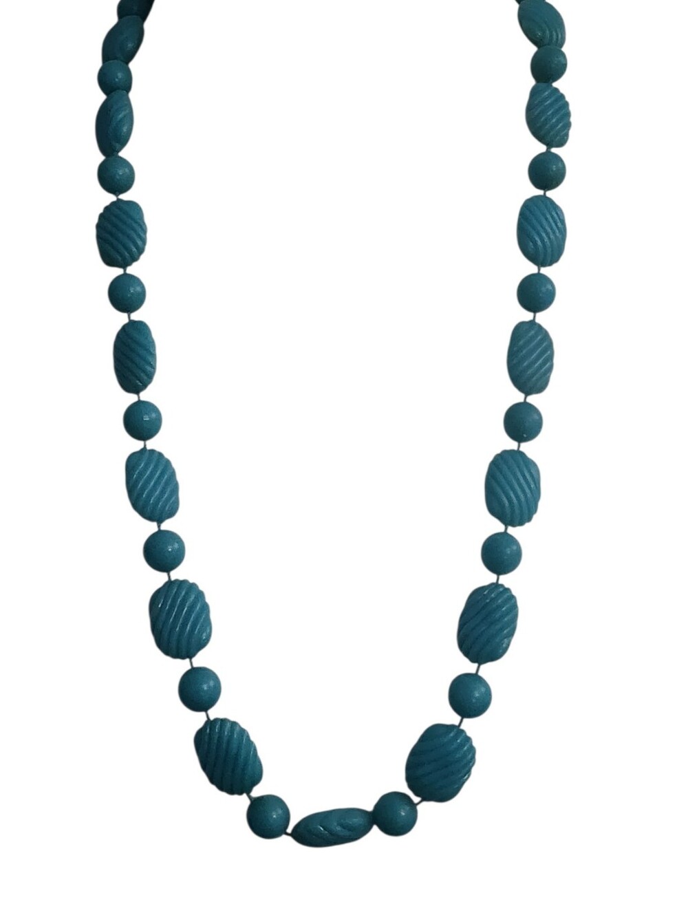 Teal Beaded Necklace